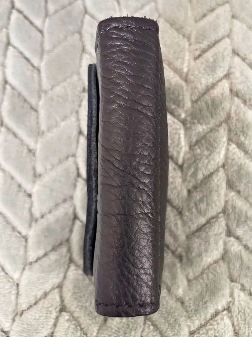 PLG SMALL BLACK PEBBLED LEATHER BOZEMAN WALLET